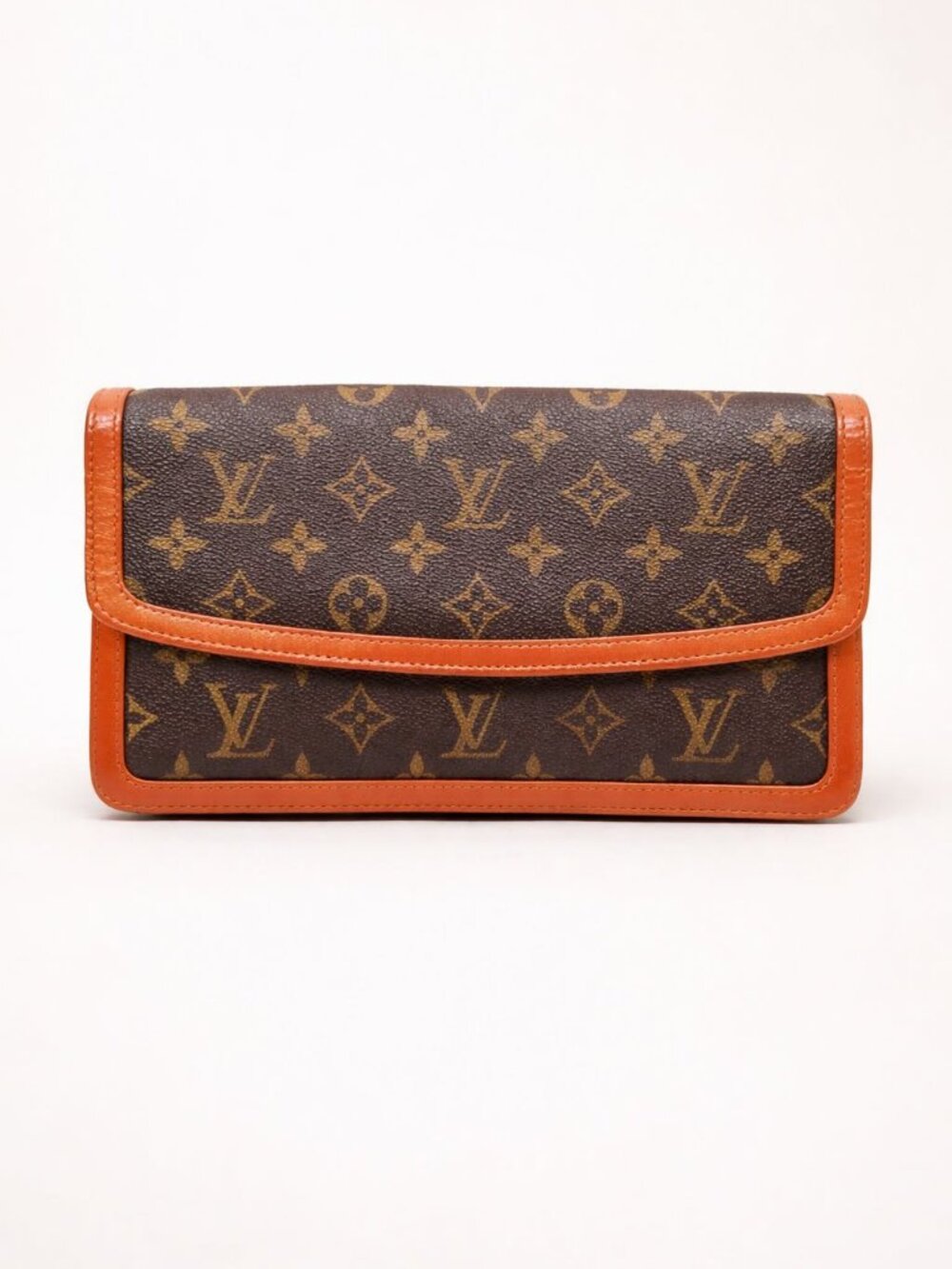 Authentic Louis Vuitton Pochette Dame GM Monogram Clutch - Picture 1 of 9